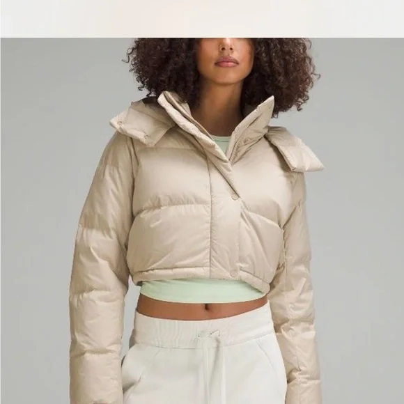 Lululemon Wunder Puff Super-Cropped Jacket Trench Size 6 - Picture 1 of 16